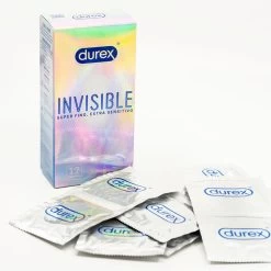 Durex Invisible Extra Sensitive Box 12 -SensualBliss DUREX Invisible extra sensitive BX12 3