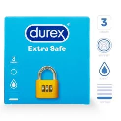 Durex Extra Safe Box 3 10 Durex Extra Safe Box 3 -SensualBliss Durex Extra Safe 3BOX 3