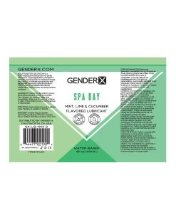 Gender X Flavored Lube Spa Day -SensualBliss GX LQ 1904b