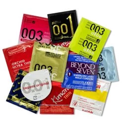 Japanese Condoms Sampler Pack 8 Japanese Condoms Sampler Pack -SensualBliss Japanese Condoms Sampler Pack 12PCS 3