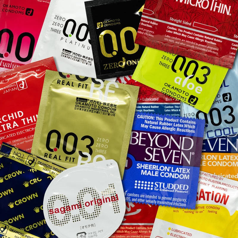 Japanese Condoms Sampler Pack 4 Japanese Condoms Sampler Pack - Image 2