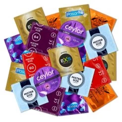 Larger Condoms Sampler Pack -SensualBliss Larger Condoms Sampler Pack 3