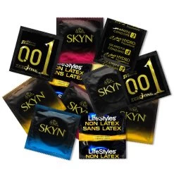 Latex-Free Condoms Sampler Pack -SensualBliss Latex Free Condoms Sampler Pack 12PCS 3