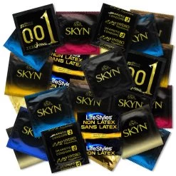 Latex-Free Condoms Sampler Pack -SensualBliss Latex Free Condoms Sampler Pack 24PCS 3