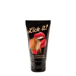 Lick It Champagne & Strawberry 7 Lick It Champagne & Strawberry -SensualBliss Lick it champagne strawberry 50ml 1