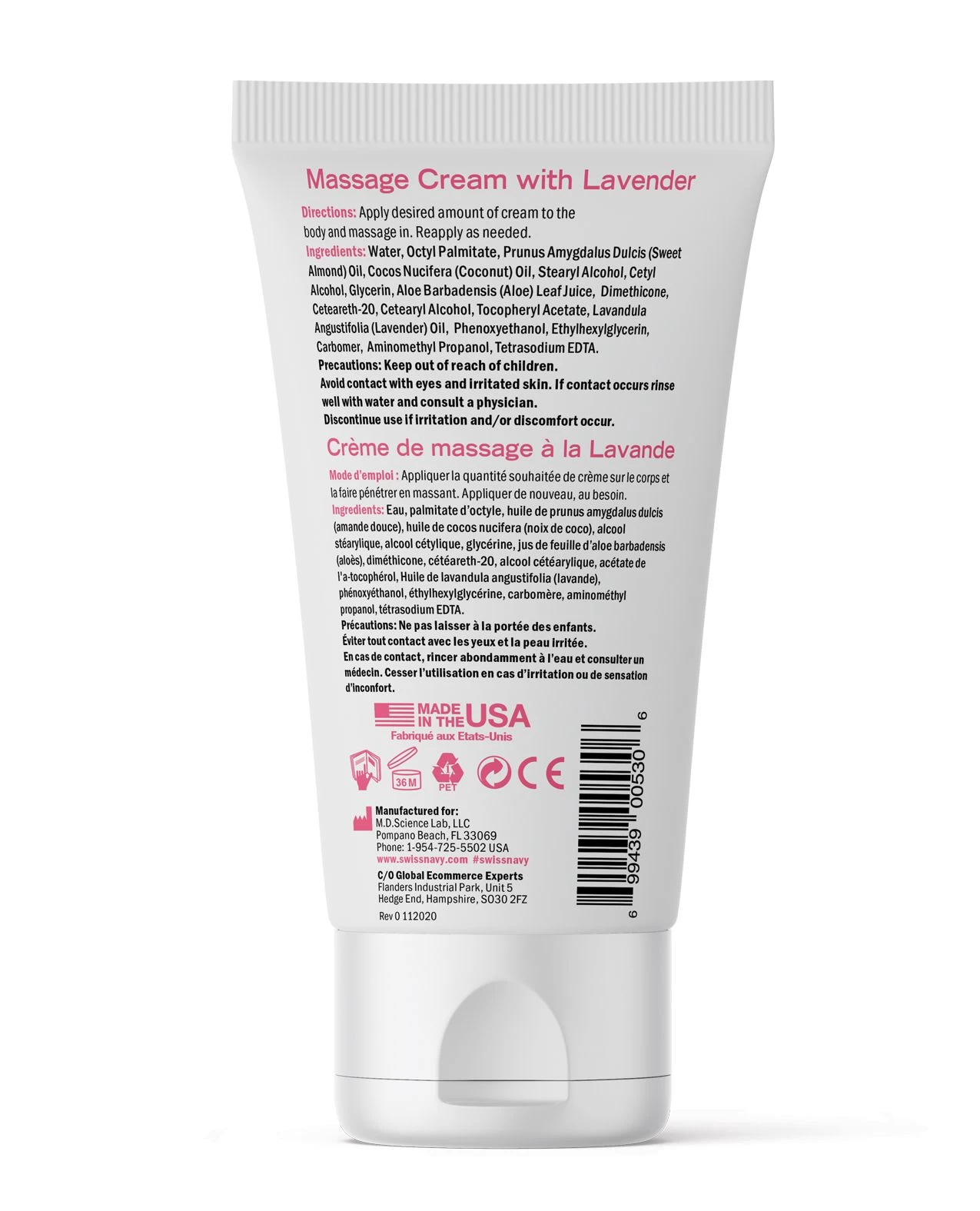 Swiss Navy Desire Massage Cream Lavender 4 Swiss Navy Desire Massage Cream Lavender - Image 2