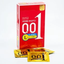 Okamoto 001 L-Size Rich Lubricant Box 3 -SensualBliss Okamoto 001 L Size Rich Lubricant BX3 3