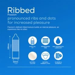 Pasante Ribbed 8 Pasante Ribbed -SensualBliss Pasante Ribbed PCS 4