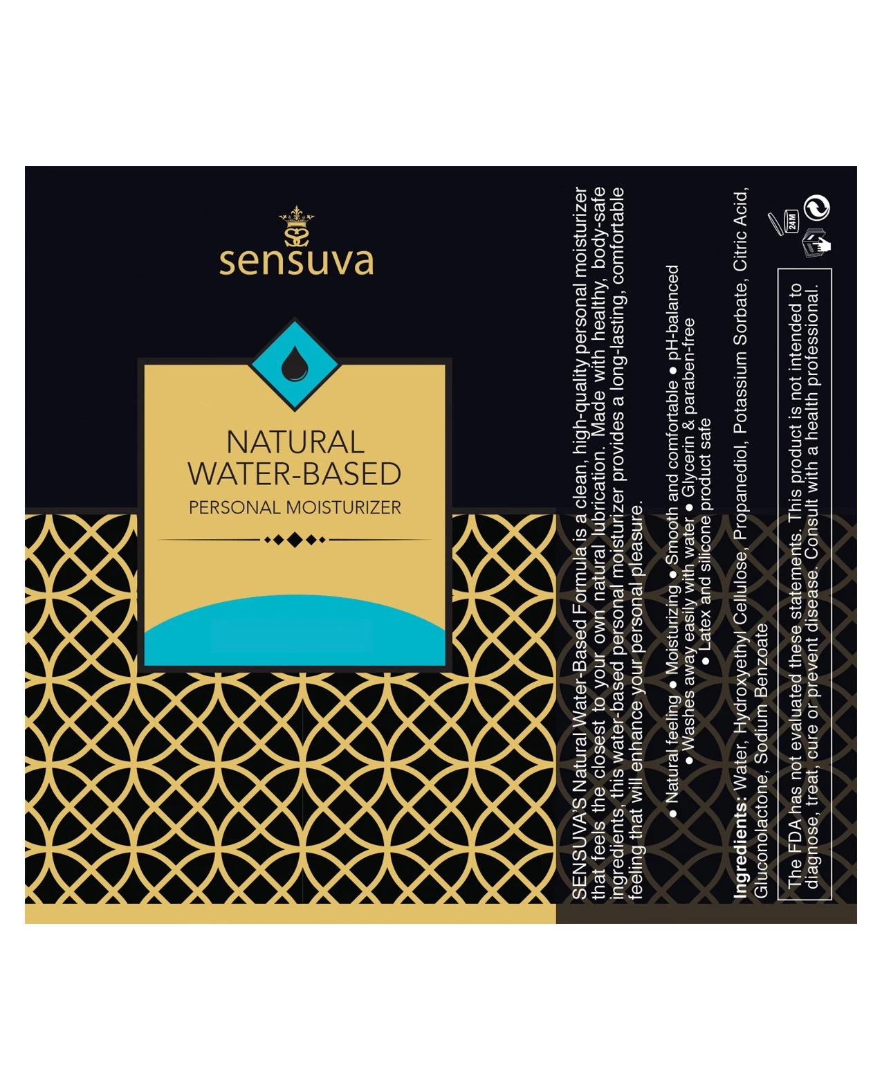 Sensuva Natural Water Based Moisturizer Unscented 6 Sensuva Natural Water Based Moisturizer Unscented - Image 4
