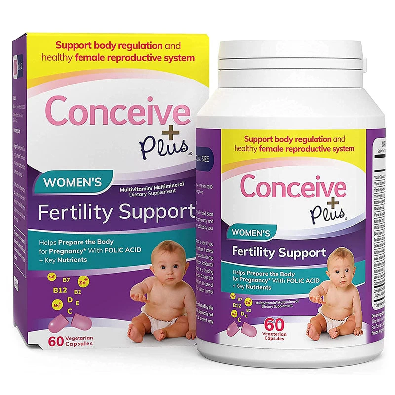 Sasmar Conceive Plus Women's Fertility Support 60 Caps 4 Sasmar Conceive Plus Women's Fertility Support 60 Caps - Image 2