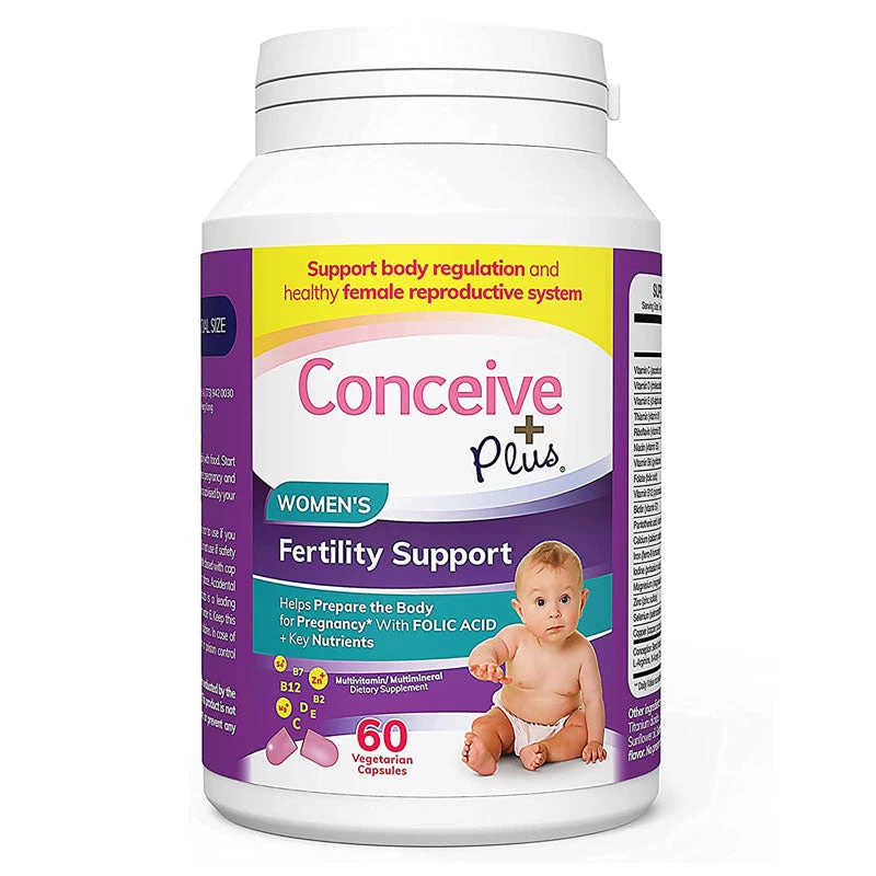 Sasmar Conceive Plus Women's Fertility Support 60 Caps 3 Sasmar Conceive Plus Women's Fertility Support 60 Caps