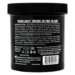 Swiss Navy Grease -SensualBliss Swiss Navy GREASE 16 oz 473ml BOT 2