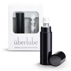 überlube Black Refillable Case & 1 Insert 15ml