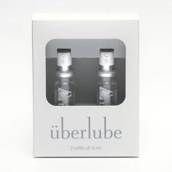 überlube Good To Go Lubricant Refills 2 X 15ml -SensualBliss Uberlube SILVER 2 Refills of 15ml PK2 main