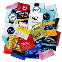 Ultra-thin Condoms Sampler Pack -SensualBliss Ultra thin Condoms Sampler Pack 24PCS 3