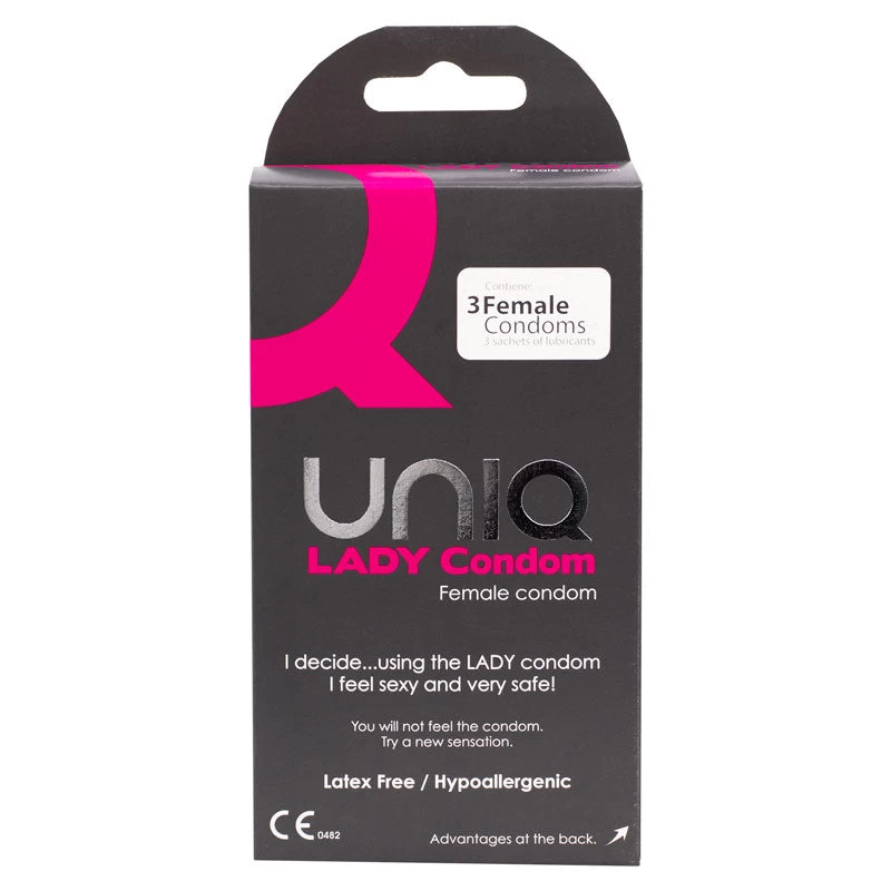Uniq Lady Female Condoms Box 3 3 Uniq Lady Female Condoms Box 3