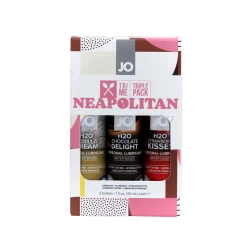 System Jo JO Tri Me Triple Pack NEAPOLITAN Water-Based