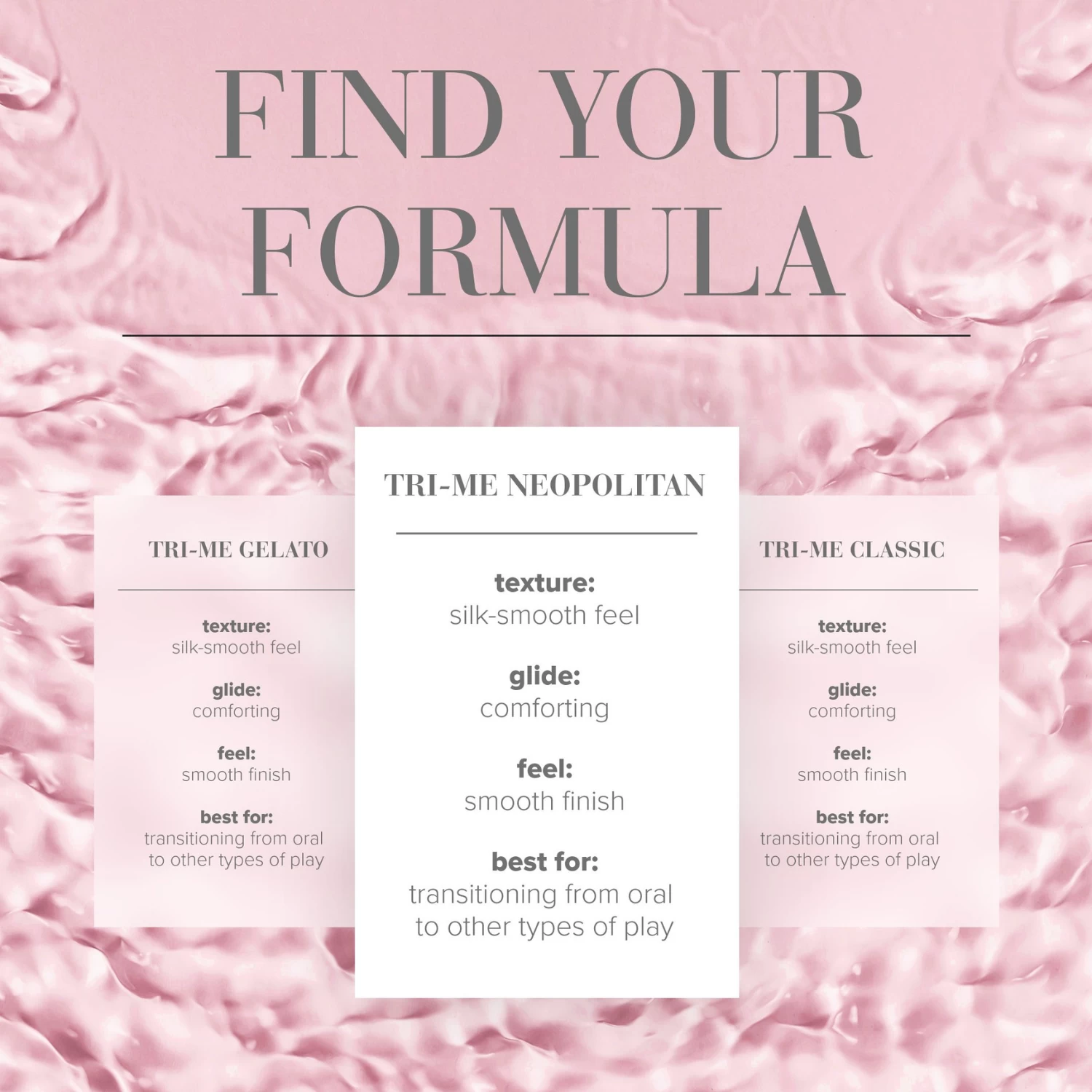 System Jo JO Tri Me Triple Pack NEAPOLITAN Water-Based 5 System Jo JO Tri Me Triple Pack NEAPOLITAN Water-Based - Image 3