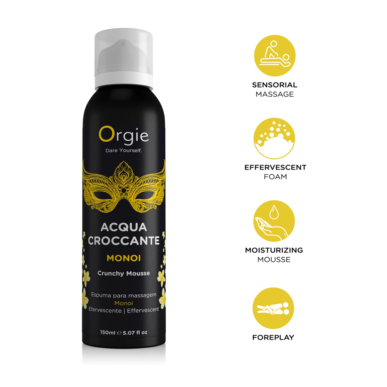Orgie Acqua Croccante Monoi Crunchy Mousse 150ml 5 Orgie Acqua Croccante Monoi Crunchy Mousse 150ml - Image 3