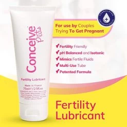 Sasmar Conceive Plus Fertility Lubricant 75ml -SensualBliss feat1