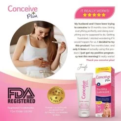 Sasmar Conceive Plus Fertility Lubricant 75ml -SensualBliss feat2 09e41e7d 6945 4b27 8927 ac8123170580