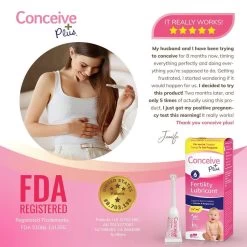 Sasmar Conceive Plus Fertility Lubricant 8x4g 13 Sasmar Conceive Plus Fertility Lubricant 8x4g -SensualBliss feat4