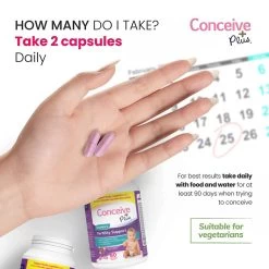 Sasmar Conceive Plus Women's Fertility Support 60 Caps 16 Sasmar Conceive Plus Women's Fertility Support 60 Caps -SensualBliss feat5 fertility support