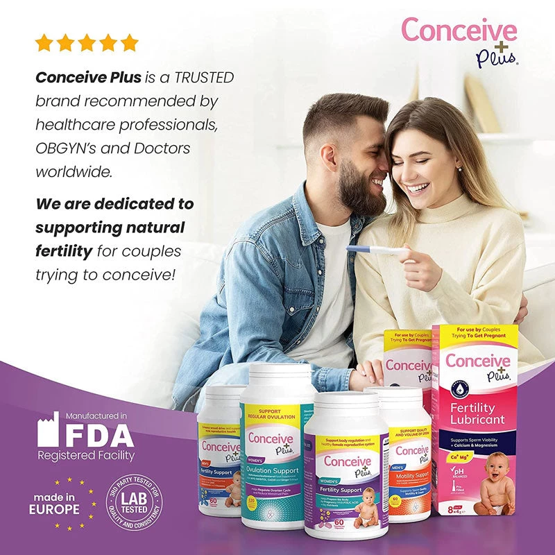Sasmar Conceive Plus Women's Fertility Support 60 Caps 10 Sasmar Conceive Plus Women's Fertility Support 60 Caps - Image 8