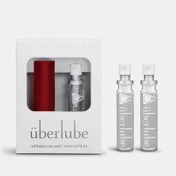 überlube Red Good-to-Go Traveler Set & Two Refills 15ml